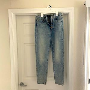 Vintage light high waisted Button up jeans